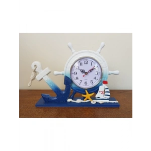 3E Grup - Misyon Dekoratif Obje Çapa Model Saatli 1028