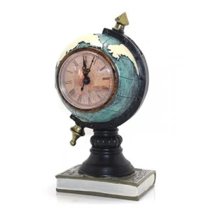 3E Grup - Misyon Dekoratif Obje Dünya Model Saatli Kumbara 2313