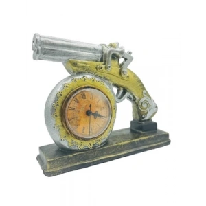 3E Grup - Misyon Dekoratif Obje Silah Model Saatli 1019