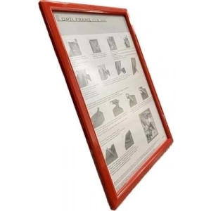 3E Grup - Monkey A4 Rondo Çerçeve 14 Mm Kırmızı