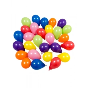 3E Grup - Nedi 10 Düz Renk Balon Karışık 100lü