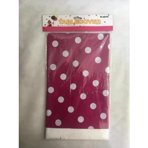 3E Grup - Nedi 108x180 Cm Masa Örtüsü Puantiyeli Mor Tmo-6515