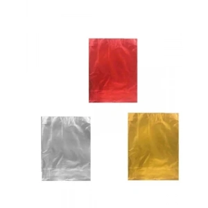 3E Grup - Nedi 17x25 Metalize Yapışkanlı Hediye Poşeti 50 Li