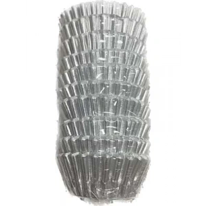 3E Grup - Nedi 20x30 Mm Kağıt Cup Kek Kalıbı Fırfırlı 200lü Metalik Gümüş 29026