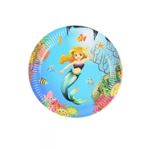 3E Grup - Nedi 22 Cm Karton Tabak 8 Li Deniz Kızı 52397