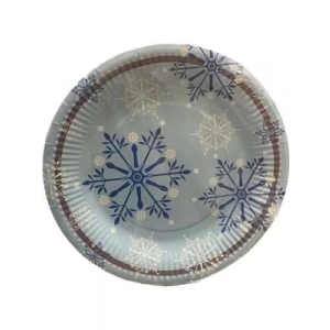 3E Grup - Nedi 22 Cm Karton Tabak 8 Li İyi Ki Doğdun Karlar Ülkesi 31235