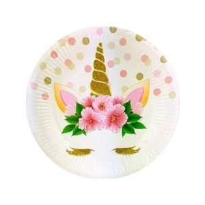 3E Grup - Nedi 22 Cm Karton Tabak 8 Li Unicorn 58963