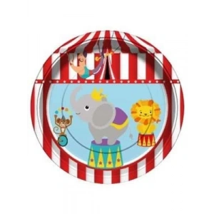 3E Grup - Nedi 23 Cm Karton Tabak 8 Li Sirk 53875