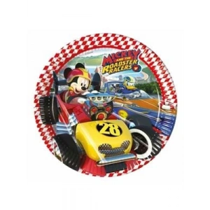 3E Grup - Nedi 23 Cm Karton Tabak Lisanslı 10 Lu Mıckey Karnaval 3073077