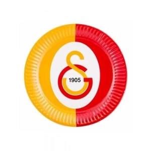 3E Grup - Nedi 23 Cm Karton Tabak Lisanslı 8 Li Galatasaray Gs1409