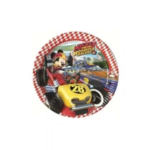 3E Grup - Nedi 23 Cm Karton Tabak Lisanslı 8 Li Mıckey Roadster 87936