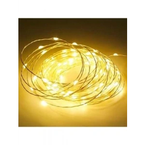 3E Grup - Nedi 2mt Işıklı Pilli Led Beyaz Tüylü 534