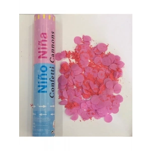 3E Grup - Nedi 30 Cm Konfeti Cinsiyet Pembe Kırpıntı+ Pembe Pudra 12445