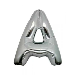 3E Grup - Nedi 40 (102 Cm ) Folyo Balon Gümüş Harf