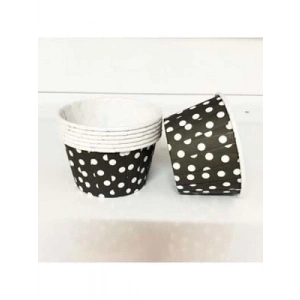 3E Grup - Nedi 50x40 Kağıt Cup Kek Kalıbı 25li Kapsül No:3 Siyah 11943