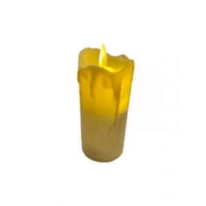 3E Grup - Nedi 6x12 Cm Takoz Erime Efektli Pilli Işıklı Mum 99002