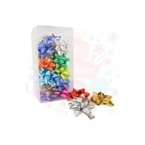 3E Grup - Nedi Cek Yıldız Süs No:5 Metalik Renkler 24lü Kutulu