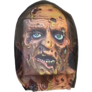 3E Grup - Nedi Halloween Plastik Korku Maskesi Kesik Surat H516