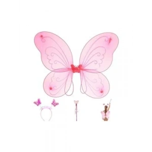 3E Grup - Nedi Kanat Takım Kelebek Pembe (kanat-taç-asa) 0182p