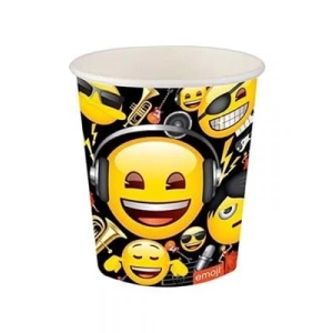3E Grup - Nedi Karton Bardak 8 Li Emojiler Partisi 322174
