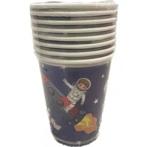 3E Grup - Nedi Karton Bardak 8li Uzay ve Astronot 52393