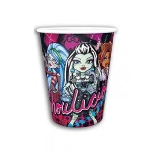 3E Grup - Nedi Karton Bardak Lisanslı 10 Lu Monster Hıgh 80677