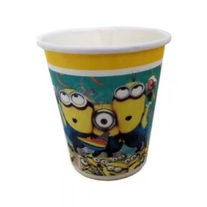 3E Grup - Nedi Karton Bardak Lisanslı 8 Li Mınıon 87177