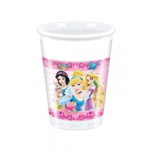 3E Grup - Nedi Karton Bardak Lisanslı 8 Li Prıncess&anımals 82646