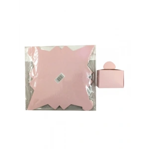 3E Grup - Nedi Karton Lokum Kutusu 25li Makaron Pembe 05418