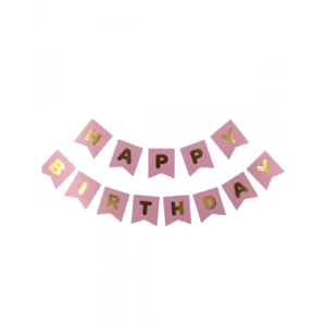 3E Grup - Nedi Kırlangıç Oynar Yazı happy Birthday Pembe 15509