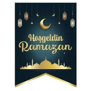 3E Grup - Nedi Kırlangıç Oynar Yazı Hoşgeldin Ramazan Altın Yaldızlı 00001