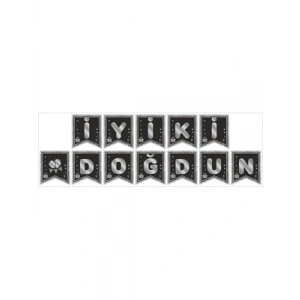 3E Grup - Nedi Kırlangıç Oynar Yazı iyiki Doğdun Pastalı Gümüş 24514