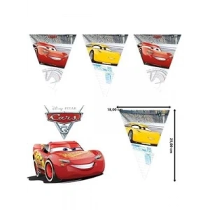 3E Grup - Nedi Lisanslı Üçgen Flama Cars Formula 53227