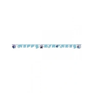 3E Grup - Nedi Oynar Karton Yazı Happy Bırthday Mavi 2102