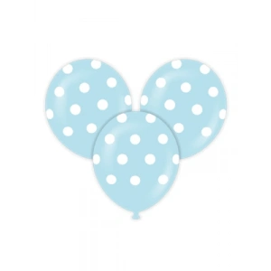 3E Grup - Nedi Party Marty Baskılı Balon Çepeçevre Mavi Puanlı 14lü Pm-12150