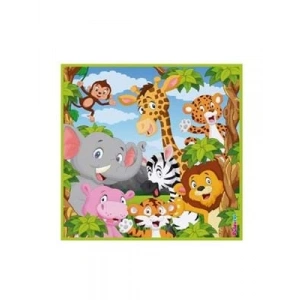 3E Grup - Nedi Peçete 16 Lı Safari Macerası 665520