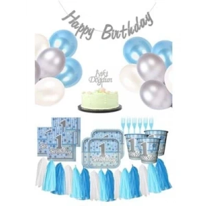 3E Grup - Nedi Peçete 20 Li Doğum Günü Balonlu+kız Erkek Bebek 05912