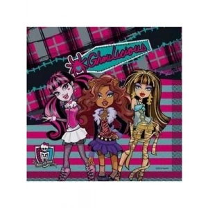 3E Grup - Nedi Peçete Lisanslı 20 Li Monster Hıgh 80678