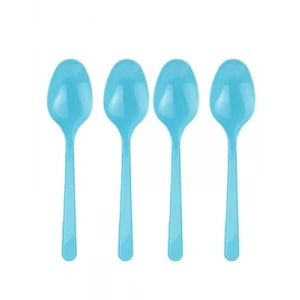 3E Grup - Nedi Plastik Kaşık 20li Mavi 07924
