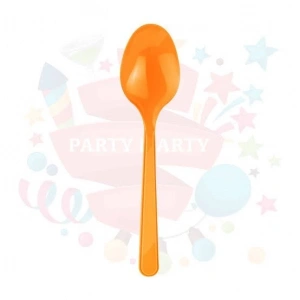 3E Grup - Nedi Plastik Kaşık 25li Turuncu 74333