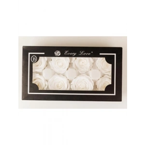 3E Grup - Nedi Solmayan Gül 8li Beyaz 56830w