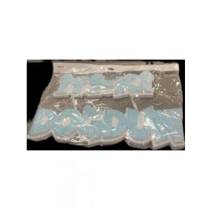 3E Grup - Nedi Strafor Süs 2 Parça Askılı iyiki Doğdun Yazısı Mavi 12097