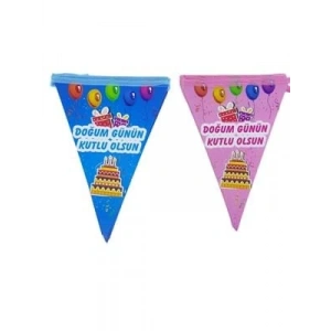 3E Grup - Nedi Üçgen Flama doğum Günün Kutlu Olsun 2280