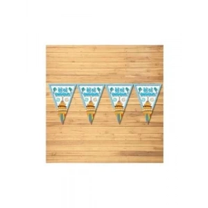 3E Grup - Nedi Üçgen Flama İyiki Doğdun Mavi-pembe 10625