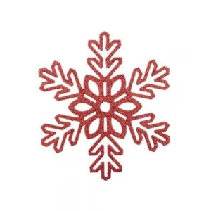 3E Grup - Nedi Yılbaşı Süsü 28 Cm Strafor Simli Kar Tanesi Yy709-yy711