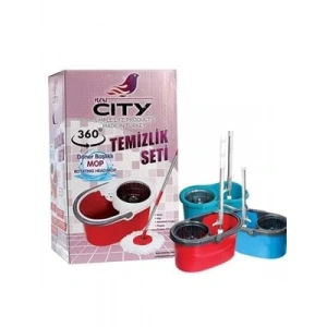 3E Grup - New City Döner Başlıklı Mop Seti T-7418