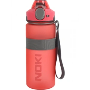 3E Grup - Noki 750 Ml Tritan Auto Kapak Soft Touch Silikon Bantlı Askılı Matara Kırmızı T-0121-060