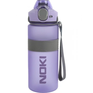 3E Grup - Noki 750 Ml Tritan Auto Kapak Soft Touch Silikon Bantlı Askılı Matara Mor T-0121-100