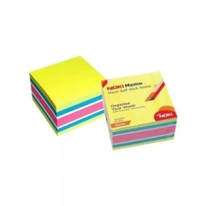 3E Grup - Noki Memo 75x75 450sf Havai Yapışkanlı Not Kağıdı Neon 12014-111