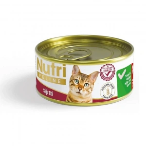 3E Grup - Nutri Feline Tahılsız Sığır Etli Kedi Konservesi 85 Gr
